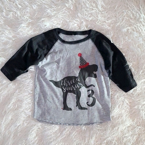 Other - THREE A SAURUS DINOSAUR TEE
